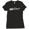 ooosh mens funny turbo car Ladies Fitted T-Shirt