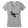 scorpio rose Women's V-Neck T-Shirt