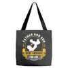 Father and Son Best Friends for Life Tote Bags