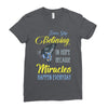 Butterfly Miracles Ladies Fitted T-Shirt
