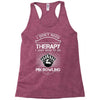 I Dont Need Therapy Need Pin Bowling Racerback Tank