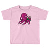 purple octopus playing the bagpipes Toddler T-shirt