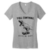 full controll Women's V-Neck T-Shirt