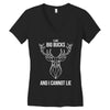 big bucks Women's V-Neck T-Shirt
