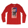 july 4th skull Long Sleeve Shirts