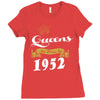 Queens Are Born In 1952 Ladies Fitted T-Shirt