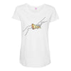 Creation of Adam Pizza Maternity Scoop Neck T-shirt