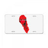 Red Sparrow License Plate