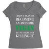 vegan Women's Triblend Scoop T-shirt