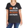 obsessive halloween disorder Ladies Curvy T-Shirt
