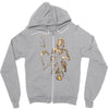 marilyn monroe machine gun gangster 100% cotton Zipper Hoodie