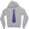 Anchor Tie Zipper Hoodie