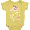 Tough She Be But Little She Is Fierce Baby Bodysuit