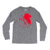 neon genesis evangelion anime nerv logo Long Sleeve Shirts