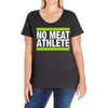 no meat athlete! Ladies Curvy T-Shirt