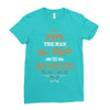 pops the man the myth best pops ever Ladies Fitted T-Shirt