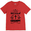 I Am One Blessed Gramps V-Neck Tee