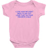 i love how we don't need to say out lout that i'm Baby Bodysuit