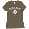breaking badger Ladies Fitted T-Shirt