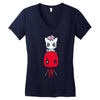 world of bad fantasy Women's V-Neck T-Shirt
