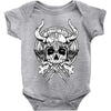 skull viking Baby Onesie