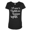 womens rights are human rights Maternity Scoop Neck T-shirt