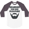 mens bearded 3/4 Sleeve Shirt
