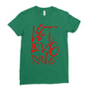 let love rule Ladies Fitted T-Shirt