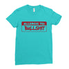 allergic to bullshit Ladies Fitted T-Shirt