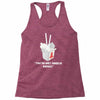 they're only noodles Racerback Tank