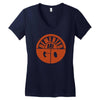 demented logo Women's V-Neck T-Shirt