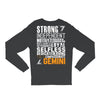 Strong Independent Motivated Gemini Long Sleeve Shirts