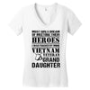 Vietnam Veteran Granddaughter Women's V-Neck T-Shirt