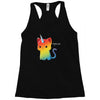 the magical kittencorn Racerback Tank