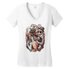 nightmare de los muertos Women's V-Neck T-Shirt