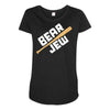 bear jew Maternity Scoop Neck T-shirt