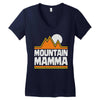 mountain mamma Women's V-Neck T-Shirt