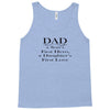 dad a sons first hero Tank Top