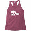 i live inside your face skull Racerback Tank