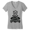 I Am Yorkshire Terrier Actually In A Very Commited Relationship Women's V-Neck T-Shirt