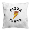 Pizza Power Throw Pillow