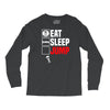 eat sleep jump Long Sleeve Shirts