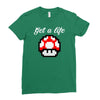 get a life Ladies Fitted T-Shirt