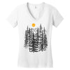 deers Women's V-Neck T-Shirt
