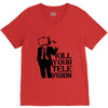 kill your television V-Neck Tee