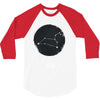 Leo Zodiac Sign Minimal Design 3/4 Sleeve Shirt