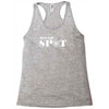 you're in my spot Racerback Tank