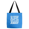 an arrow a day zombie dary Tote Bags