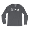 i  u i am greater than you Long Sleeve Shirts