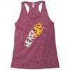 running we kick asphalt Racerback Tank